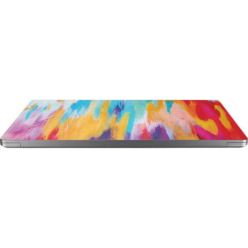 Multicolor Brush Stroke by Etta Vee Laptop Skins